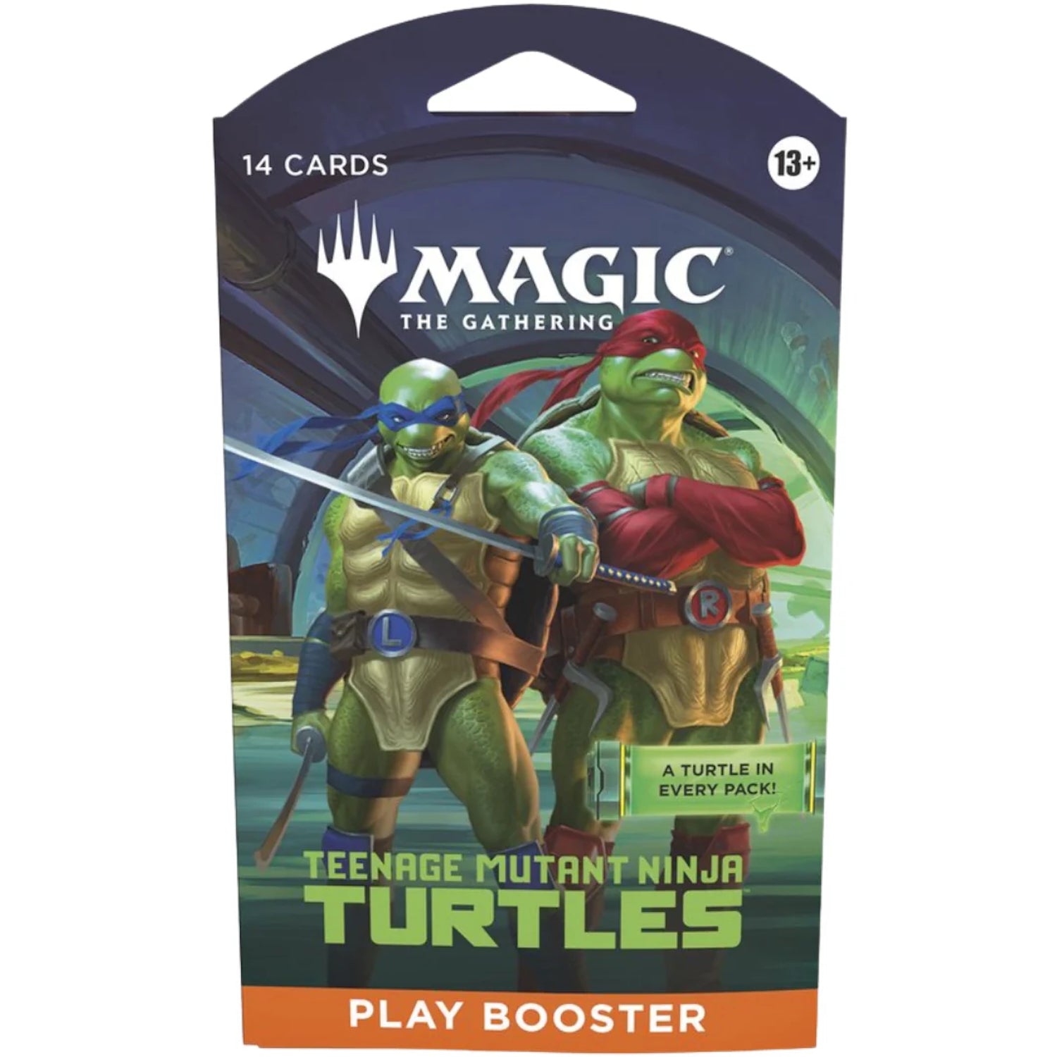 Magic: The Gathering TCG: Teenage Mutant Ninja Turtles Sleeved Play Booster Pack Card Game Wizards of the Coast