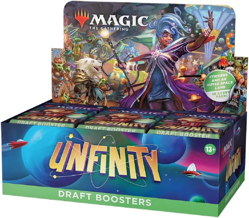 Magic: The Gathering TCG: Unfinity Draft Booster Box Trading Cards Wizards of the Coast