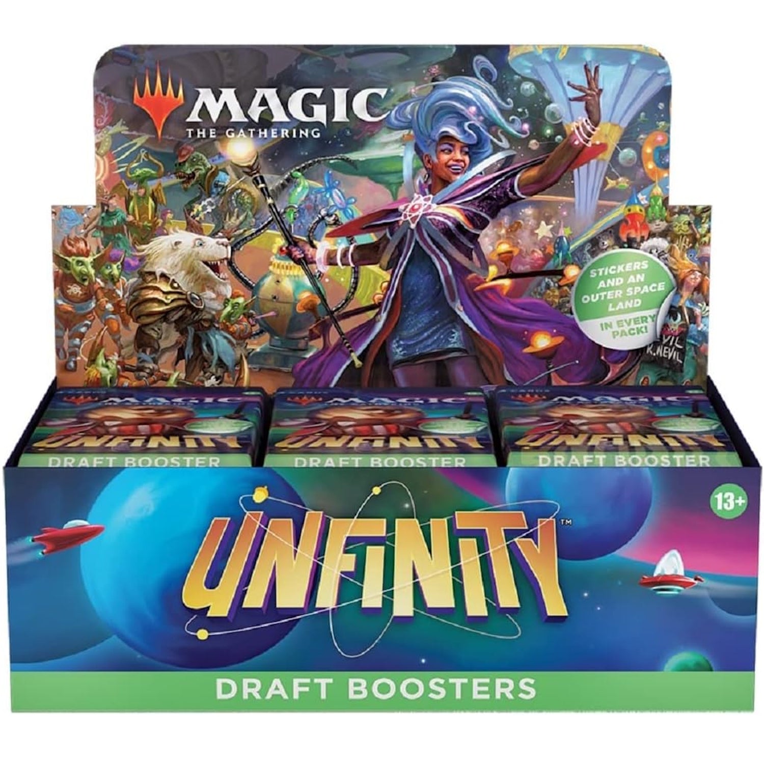 Magic: The Gathering TCG: Unfinity Draft Booster Box Trading Cards Wizards of the Coast