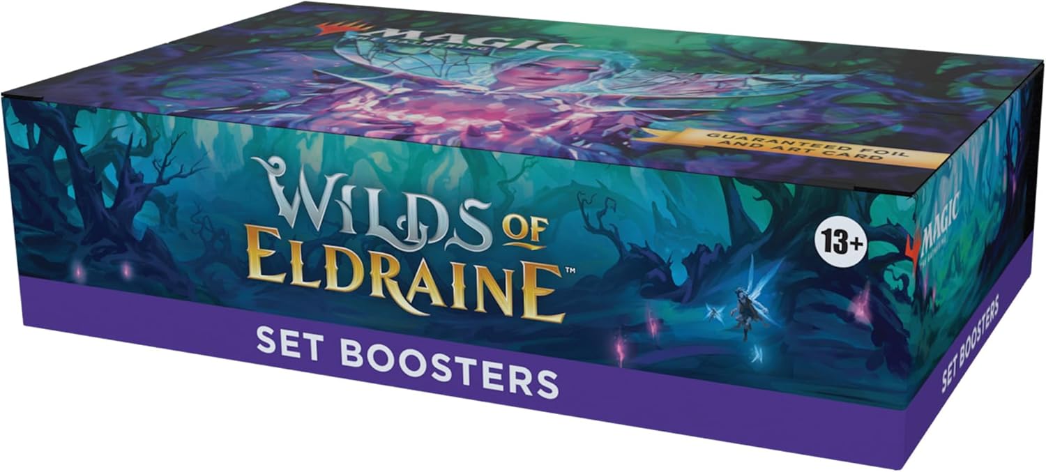 Magic: The Gathering TCG: Wilds of Eldraine Set Booster Box - 30 Packs Card Game Wizards of the Coast