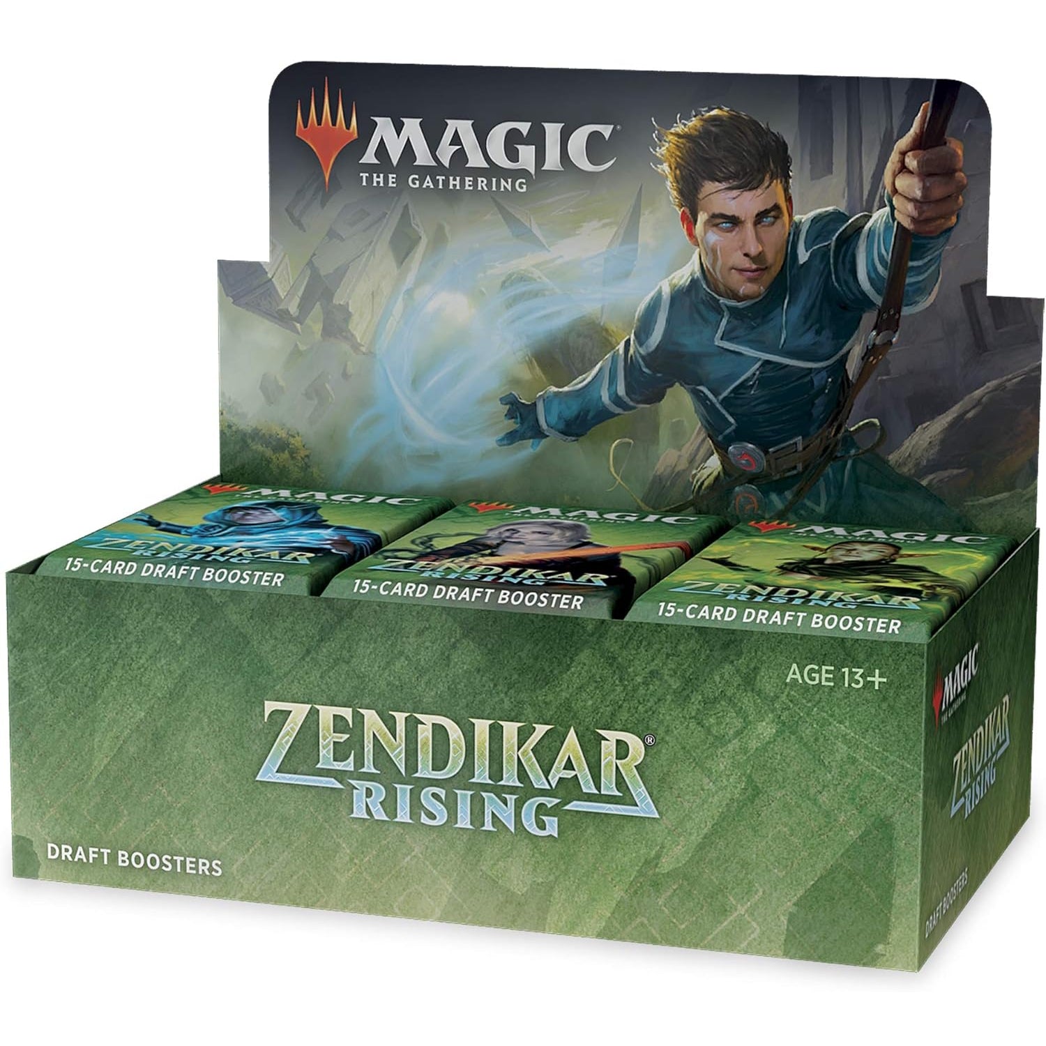 Magic: The Gathering TCG: Zendikar Rising Draft Booster Box Trading Cards Wizards of the Coast