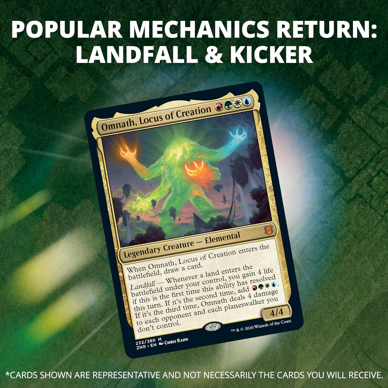 Magic: The Gathering TCG: Zendikar Rising Draft Booster Box Trading Cards Wizards of the Coast