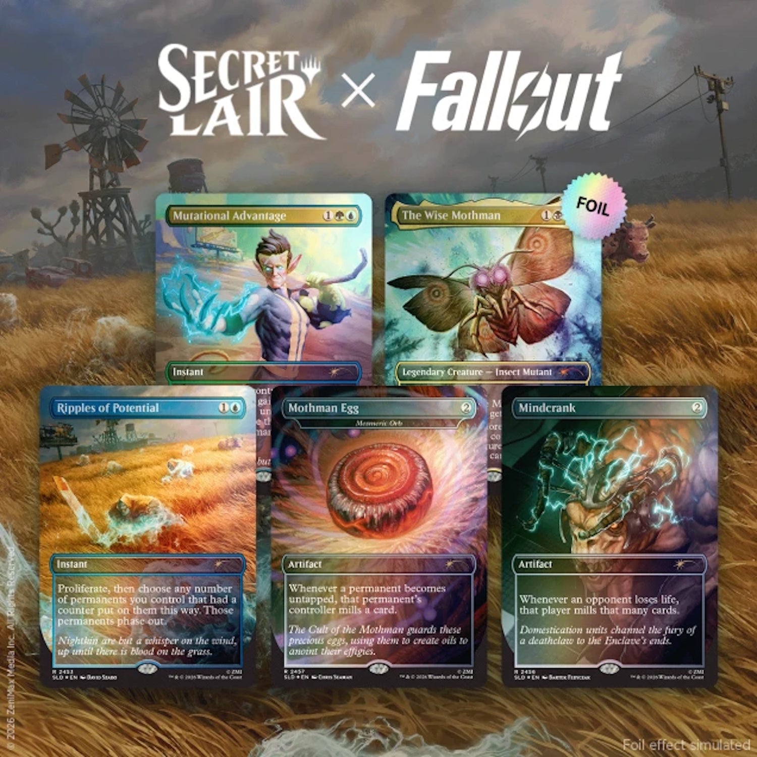 Magic: The Gathering TCG: Secret Lair x Fallout: Rad (Foil) Card Game Wizards of the Coast