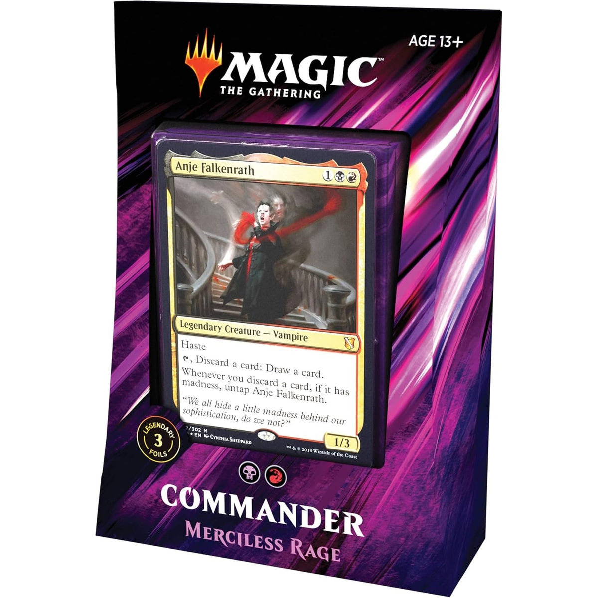 Magic: The Gathering TCG: Commander 2019 - Set of 4 Card Game Wizards of the Coast