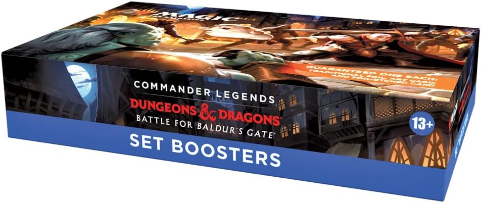 Magic: The Gathering TCG: Commander Legends Battle for Baldur's Gate Set Booster Box - 18 Packs Card Game Wizards of the Coast