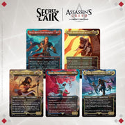Magic: The Gathering TCG: Secret Lair Assassins Creed Lethal Legends - Rainbow Foil Edition Card Game Wizards of the Coast