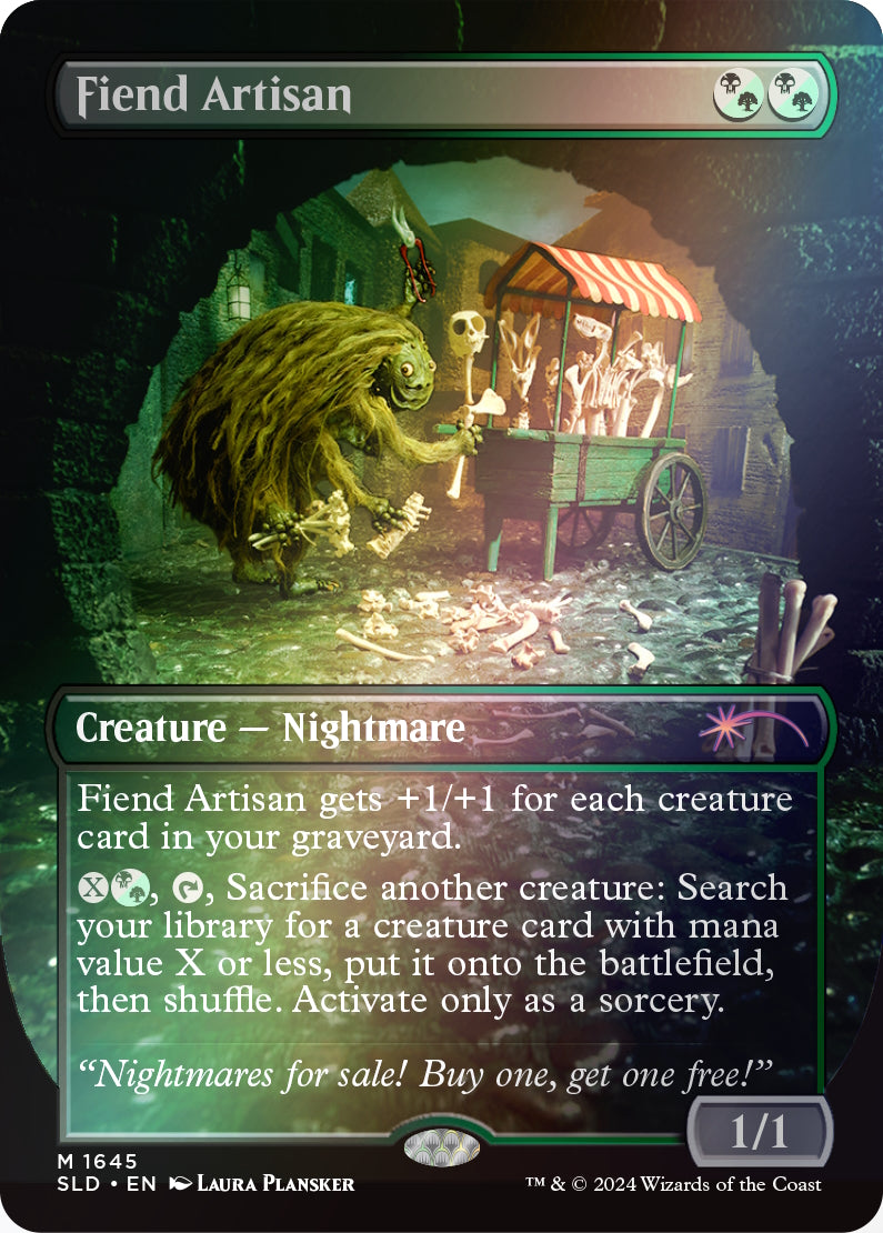 Magic: The Gathering TCG: Secret Lair Diabolical Dioramas - Rainbow Foil Card Game Wizards of the Coast