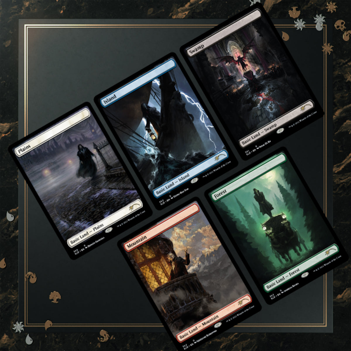 Magic: The Gathering TCG: Secret Lair Dracula Lands Card Game Wizards of the Coast