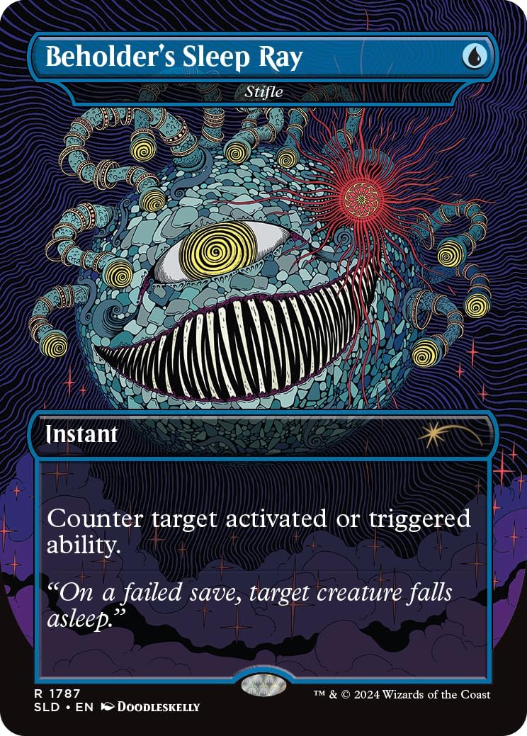 Magic: The Gathering TCG: Secret Lair - Dungeons and Dragons: Death is in the Eyes of the Beholder 1 - Foil Card Game Wizards of the Coast