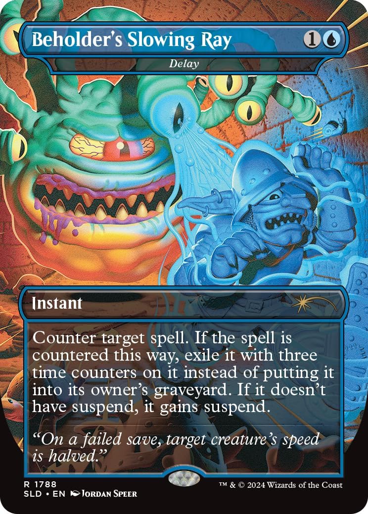 Magic: The Gathering TCG: Secret Lair - Dungeons and Dragons: Death is in the Eyes of the Beholder 1 - Foil Card Game Wizards of the Coast