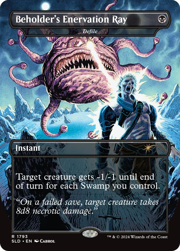 Magic: The Gathering TCG: Secret Lair - Dungeons and Dragons: Death is in the Eyes of the Beholder 2 - Foil Card Game Wizards of the Coast