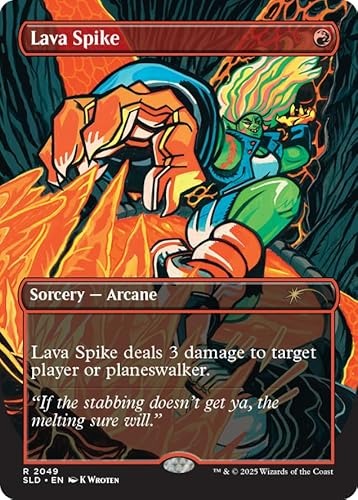 Magic: The Gathering TCG: Secret Lair Everything is on Fire Card Game Wizards of the Coast