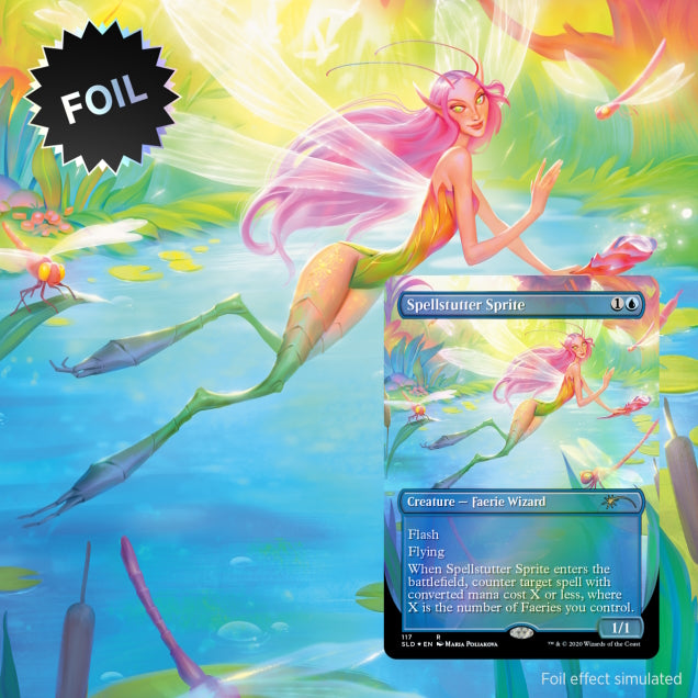 Magic: The Gathering TCG: Secret Lair Faerie, Faerie, Faerie Rad - Foil Card Game Wizards of the Coast