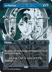 Magic: The Gathering TCG: Secret Lair Featuring: Peach Momoko - Rainbow Foil Edition Card Game Wizards of the Coast
