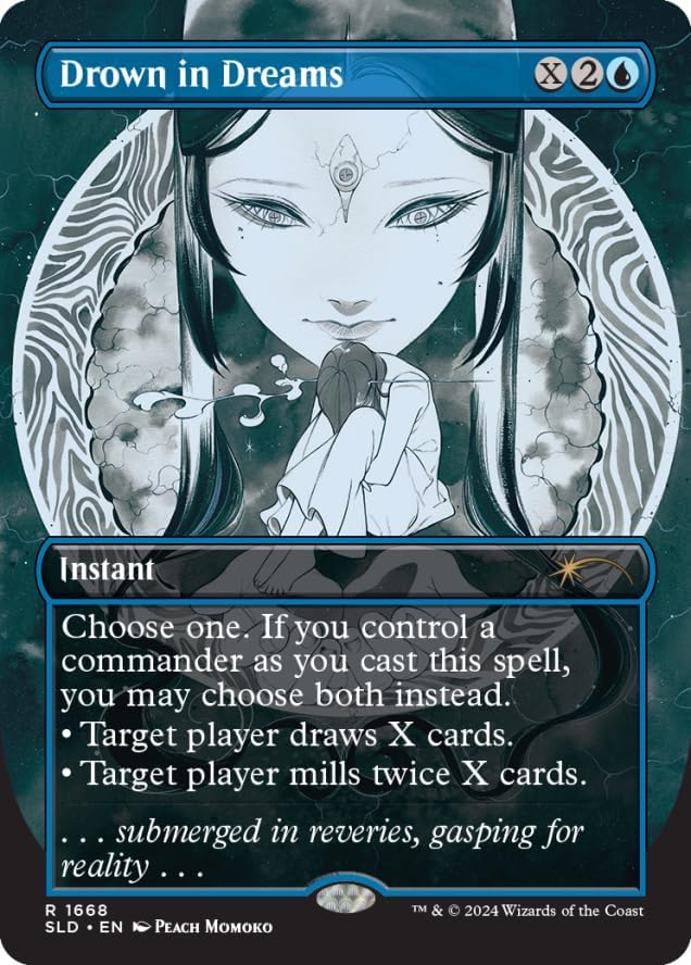 Magic: The Gathering TCG: Secret Lair Featuring: Peach Momoko - Rainbow Foil Edition Card Game Wizards of the Coast