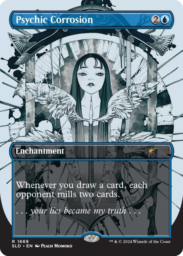Magic: The Gathering TCG: Secret Lair Featuring: Peach Momoko - Rainbow Foil Edition Card Game Wizards of the Coast