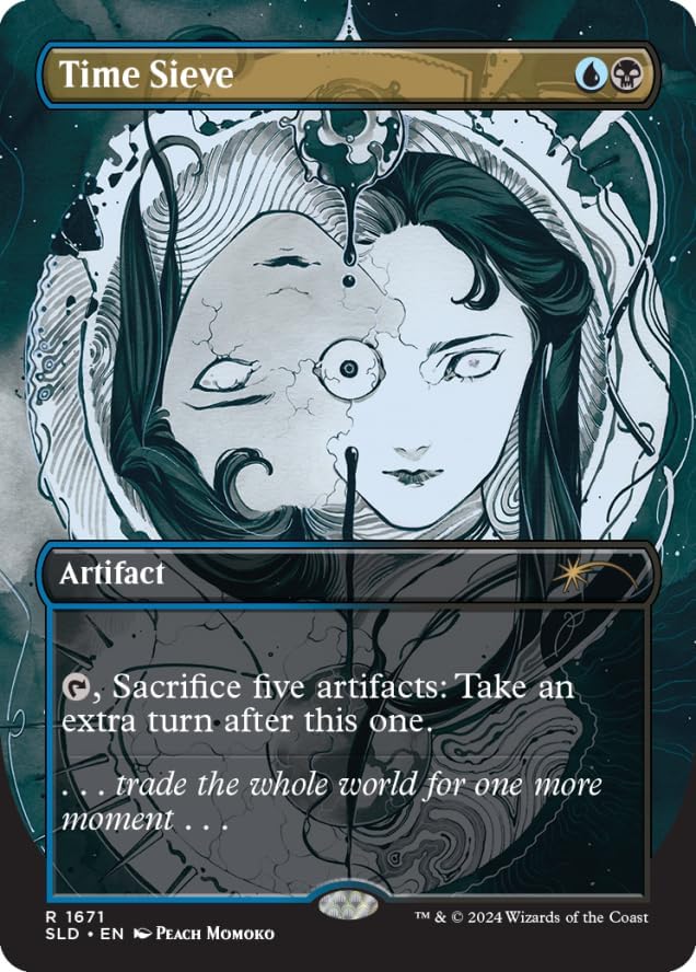 Magic: The Gathering TCG: Secret Lair Featuring: Peach Momoko - Rainbow Foil Edition Card Game Wizards of the Coast