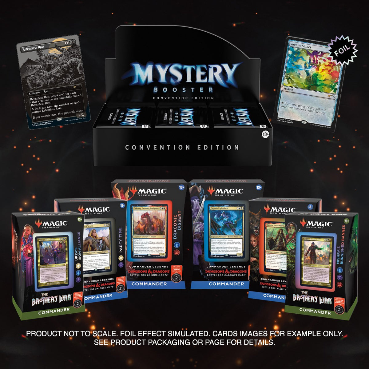 Magic: The Gathering TCG: Secret Lair Festival in a Box Barcelona 2023 - Commander Fan Bundle Card Game Wizards of the Coast