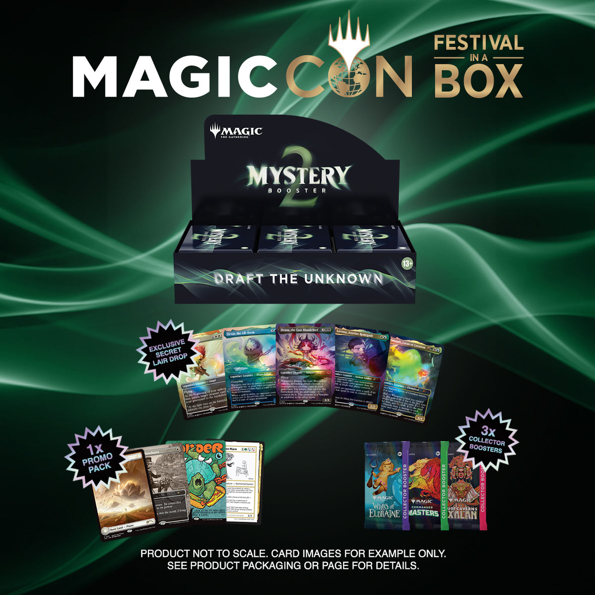 Magic: The Gathering TCG: Secret Lair Festival in a Box: Las Vegas 2024 Card Game Wizards of the Coast