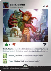 Magic: The Gathering TCG: Secret Lair Goblingram Foil Card Game Wizards of the Coast
