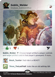 Magic: The Gathering TCG: Secret Lair Goblingram Foil Card Game Wizards of the Coast