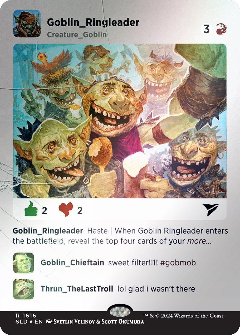 Magic: The Gathering TCG: Secret Lair Goblingram Foil Card Game Wizards of the Coast