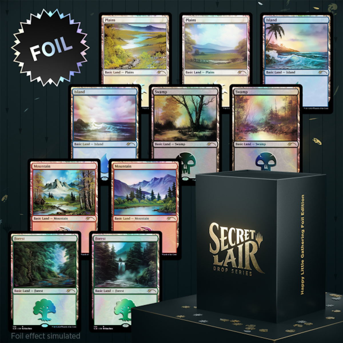 Magic: The Gathering TCG: Secret Lair Happy Little Gathering - Foil Card Game Wizards of the Coast