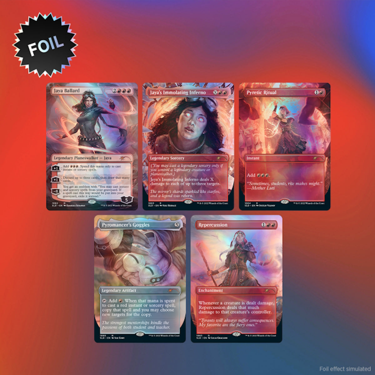 Magic: The Gathering TCG: Secret Lair In Memoriam Jaya Ballard - Foil Card Game Wizards of the Coast
