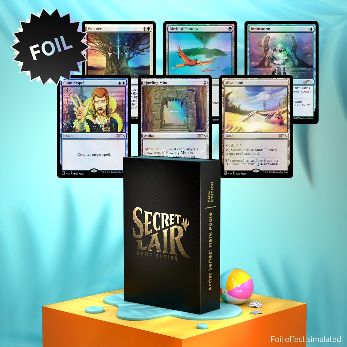 Magic: The Gathering TCG: Secret Lair Mark Poole - Foil Card Game Wizards of the Coast