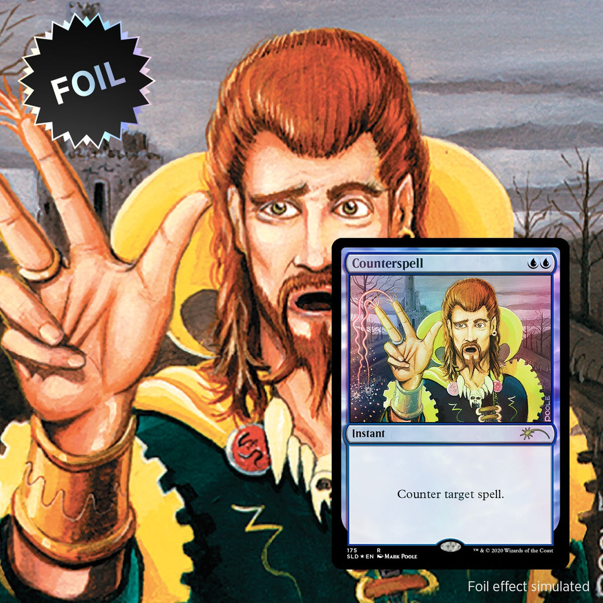 Magic: The Gathering TCG: Secret Lair Mark Poole - Foil Card Game Wizards of the Coast