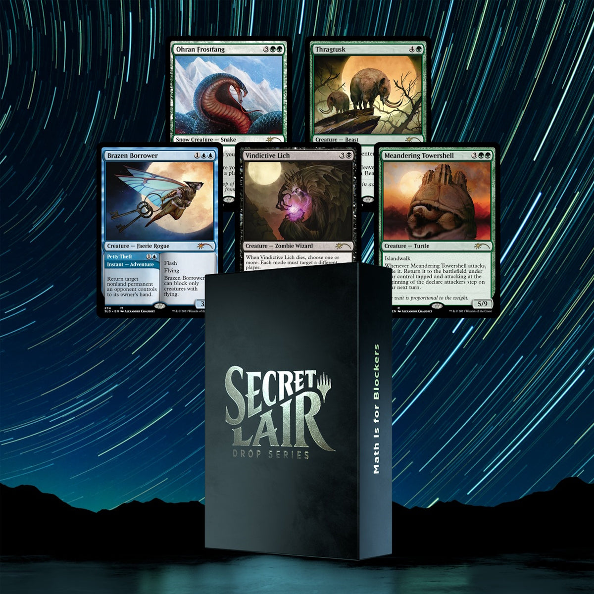 Magic: The Gathering TCG: Secret Lair Math Is For Blockers Card Game Wizards of the Coast