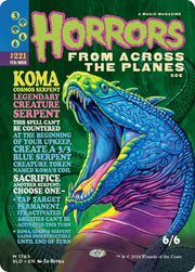Magic: The Gathering TCG: Secret Lair Monstrous Magazines - Rainbow Foil Edition Card Game Wizards of the Coast