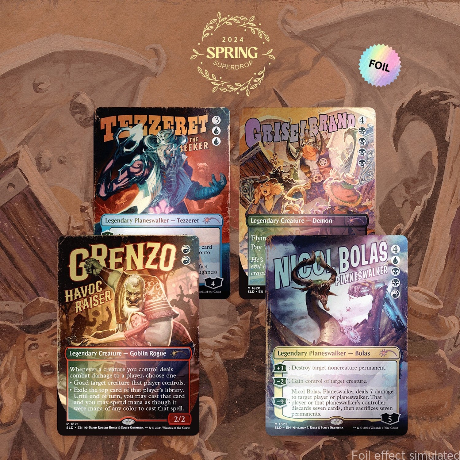Magic: The Gathering TCG: Secret Lair Outlaw Anthology Vol. 1: Rebellious Renegades - Foil Card Game Wizards of the Coast