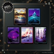 Magic: The Gathering TCG: Secret Lair PixelSnowLands.jpg - Etched Foil Card Game Wizards of the Coast