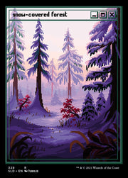 Magic: The Gathering TCG: Secret Lair PixelSnowLands.jpg Card Game Wizards of the Coast