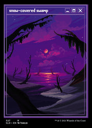 Magic: The Gathering TCG: Secret Lair PixelSnowLands.jpg Card Game Wizards of the Coast