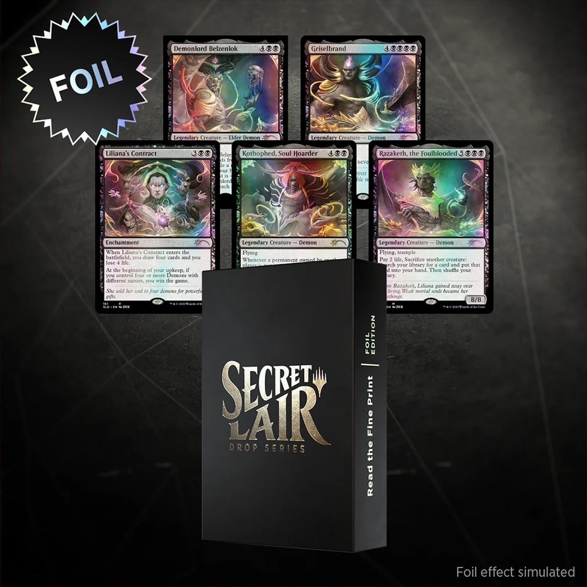Magic: The Gathering TCG: Secret Lair Read the Fine Print - Foil Card Game Wizards of the Coast