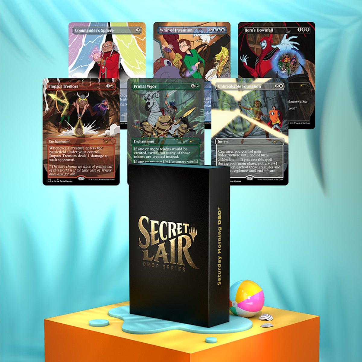 Magic: The Gathering TCG: Secret Lair Saturday Morning D and D Card Game Wizards of the Coast