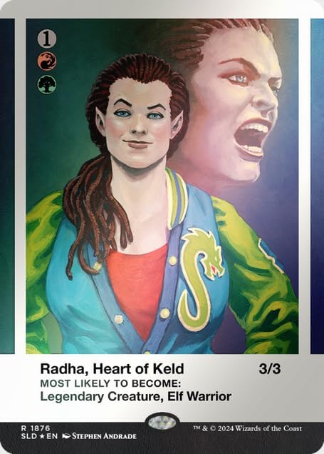 Magic: The Gathering TCG: Secret Lair - Secret Lair High: Class of 87 - Rainbow Foil Card Game Wizards of the Coast