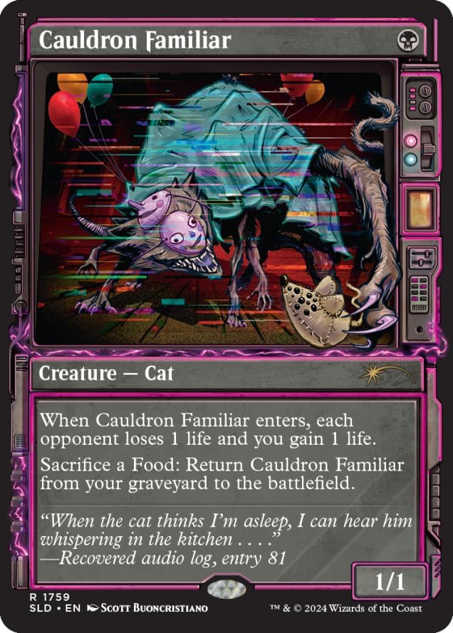 Magic: The Gathering TCG: Secret Lair Showcase: Duskmourn - Rainbow Foil Edition Card Game Wizards of the Coast
