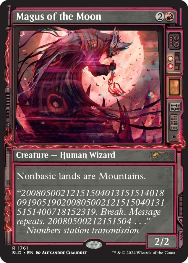 Magic: The Gathering TCG: Secret Lair Showcase: Duskmourn - Rainbow Foil Edition Card Game Wizards of the Coast