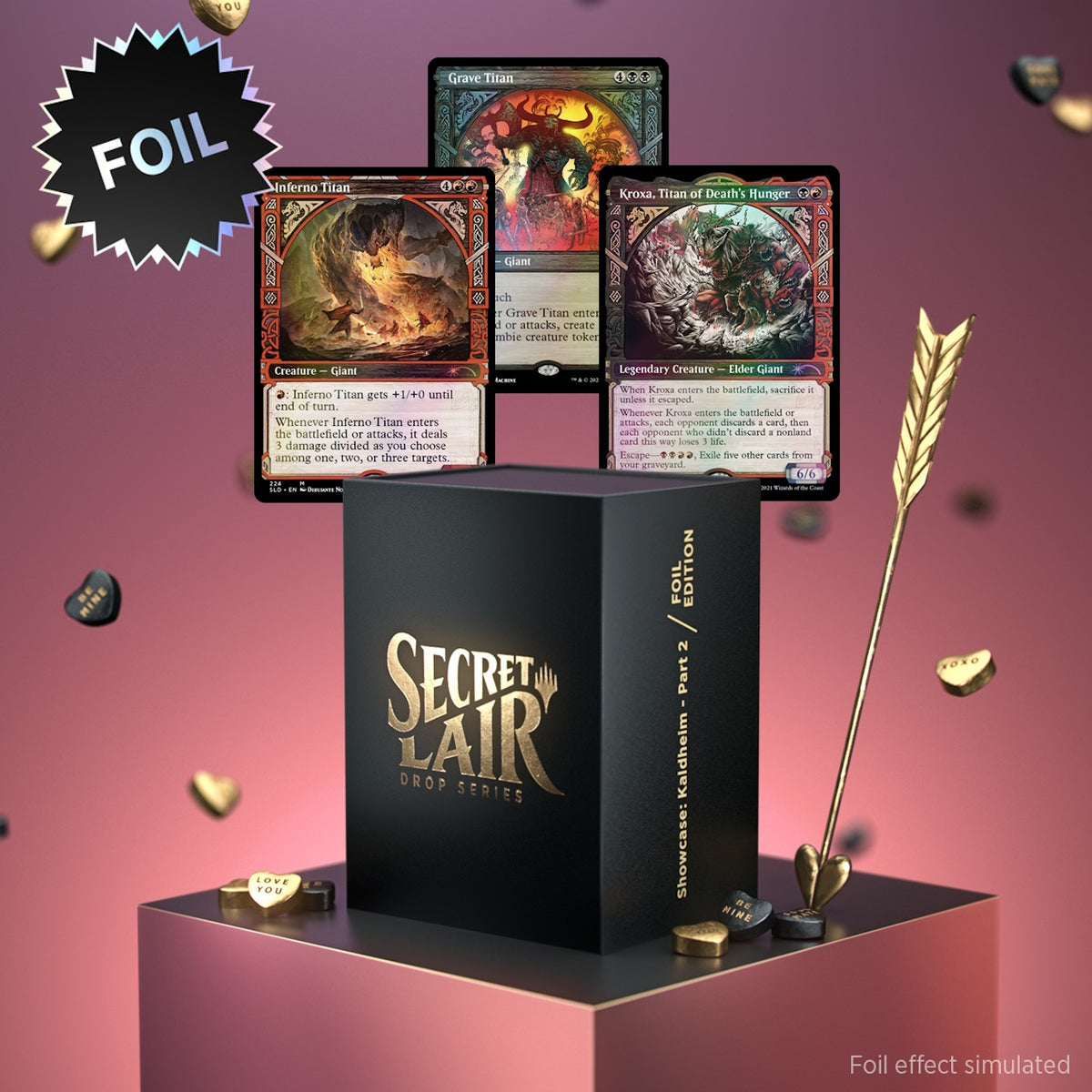 Magic: The Gathering TCG: Secret Lair Showcase Kaldheim Part 2 - Foil Card Game Wizards of the Coast