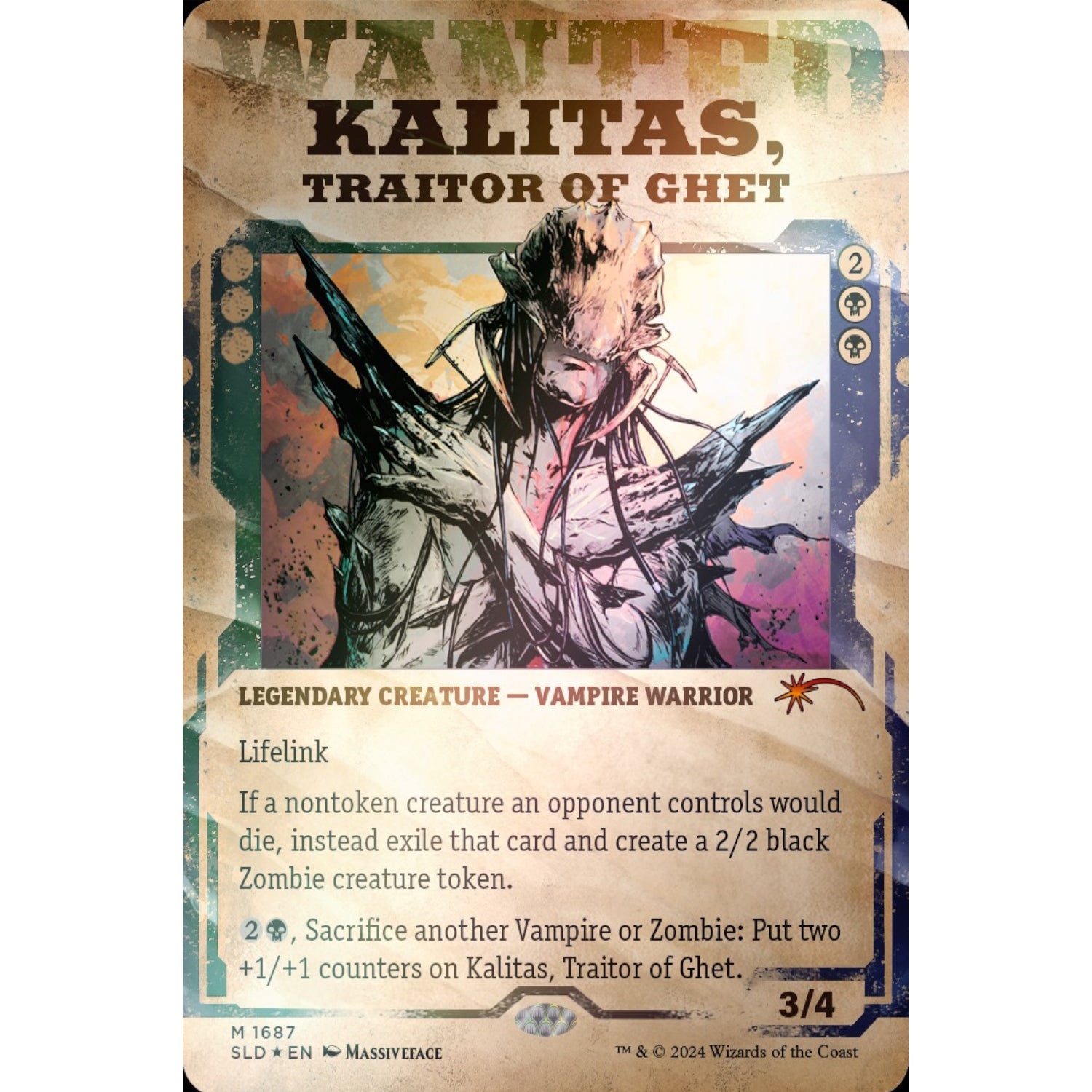 Magic: The Gathering TCG: Secret Lair Showcase: Outlaws of Thunder Junction - Foil Card Game Wizards of the Coast