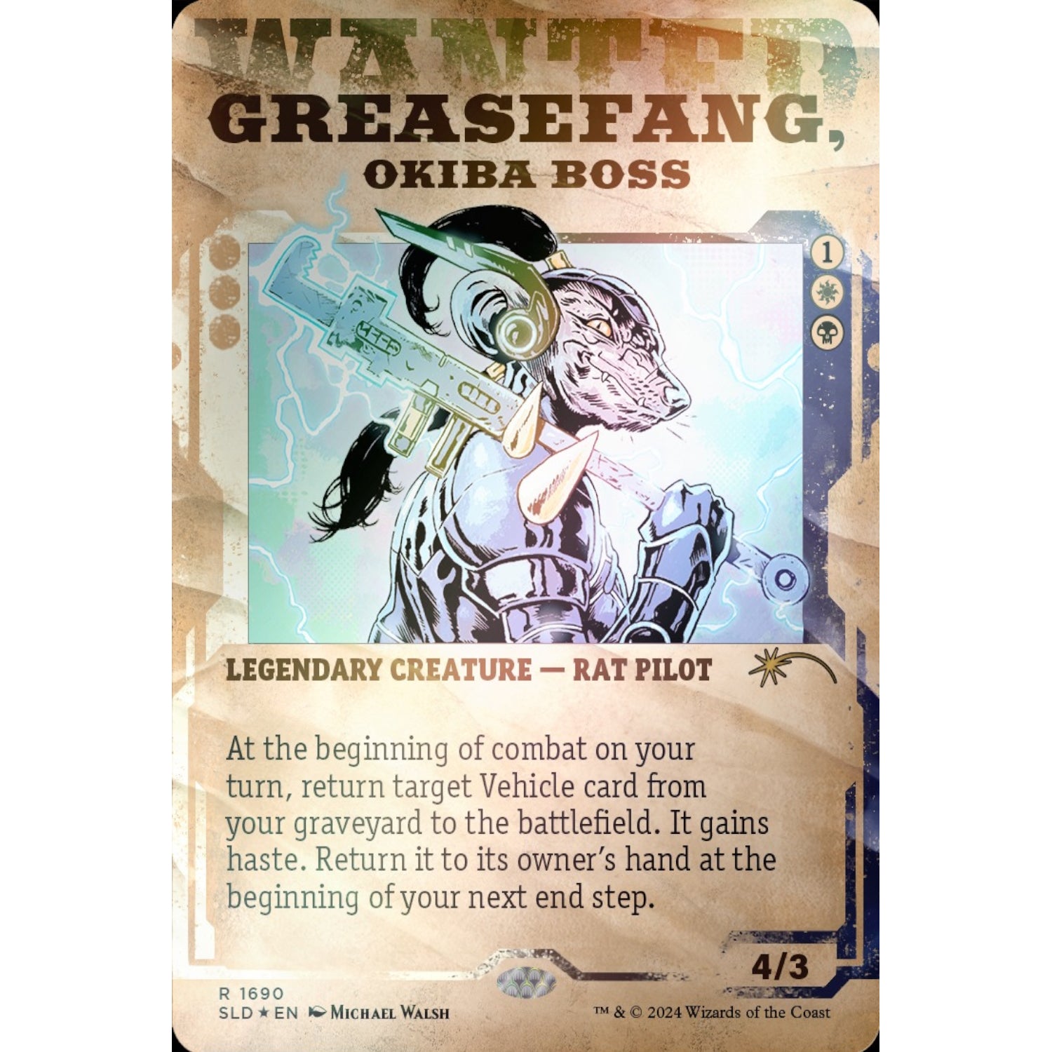 Magic: The Gathering TCG: Secret Lair Showcase: Outlaws of Thunder Junction - Foil Card Game Wizards of the Coast