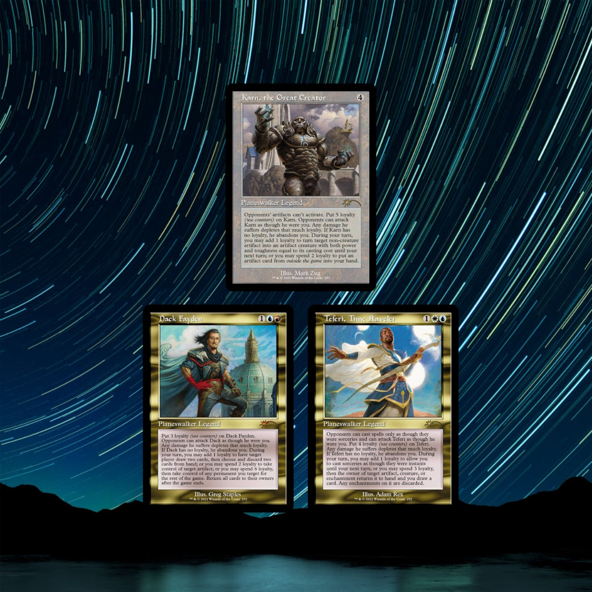 Magic: The Gathering TCG: Secret Lair Teferi's Time Trouble Card Game Wizards of the Coast