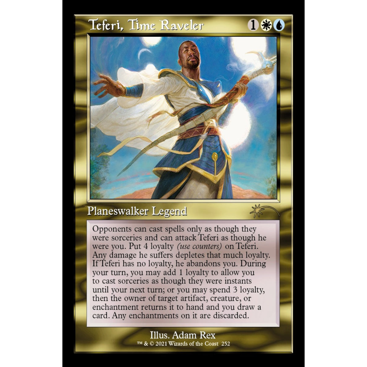 Magic: The Gathering TCG: Secret Lair Teferi's Time Trouble Card Game Wizards of the Coast
