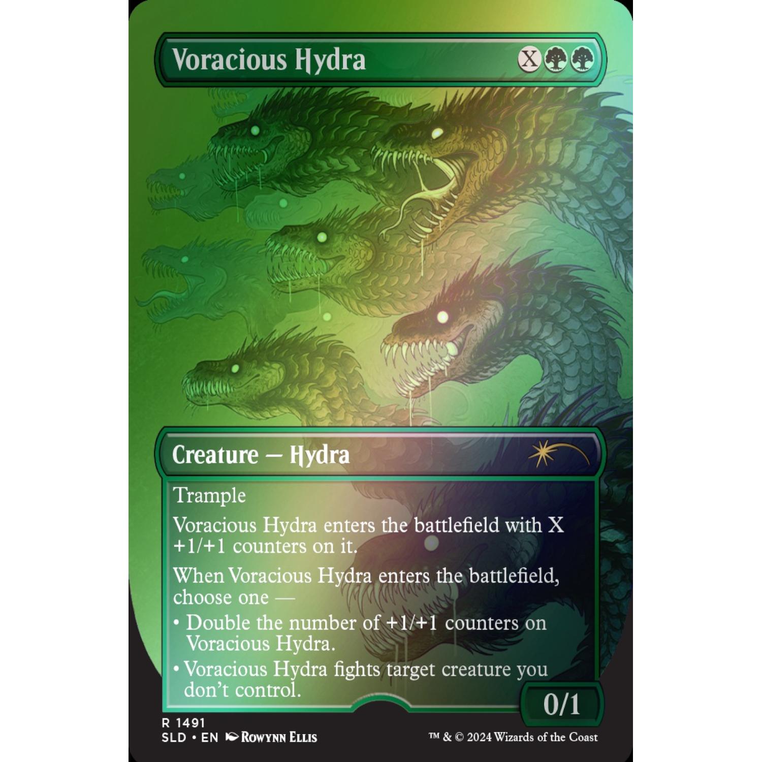 Magic: The Gathering TCG: Secret Lair The Beauty of the Beasts - Foil Card Game Wizards of the Coast