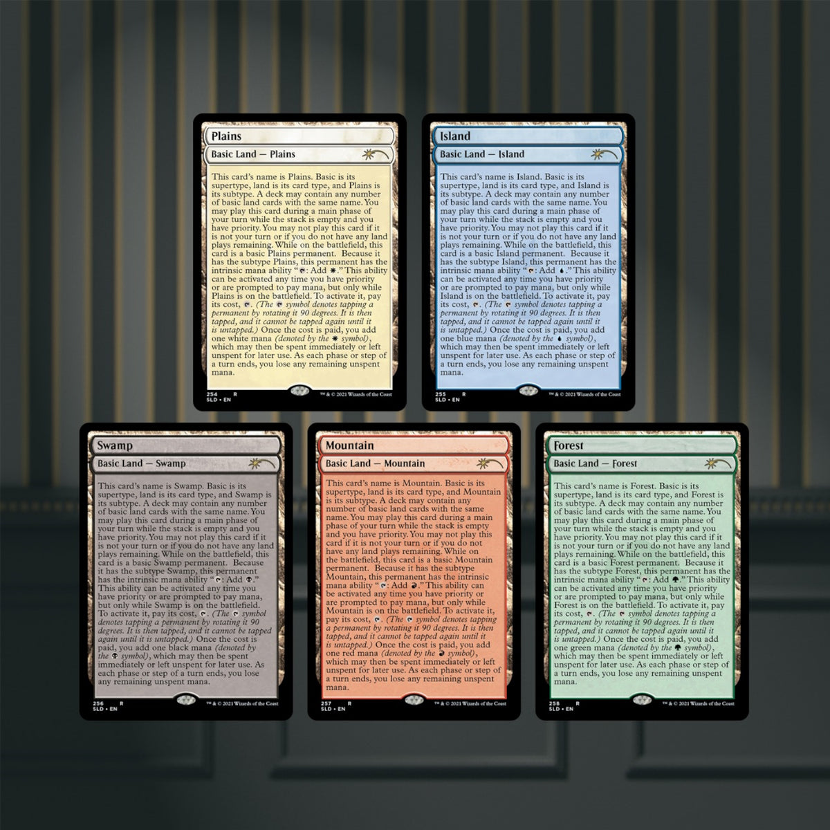 Magic: The Gathering TCG: Secret Lair The Full-Text Lands Card Game Wizards of the Coast