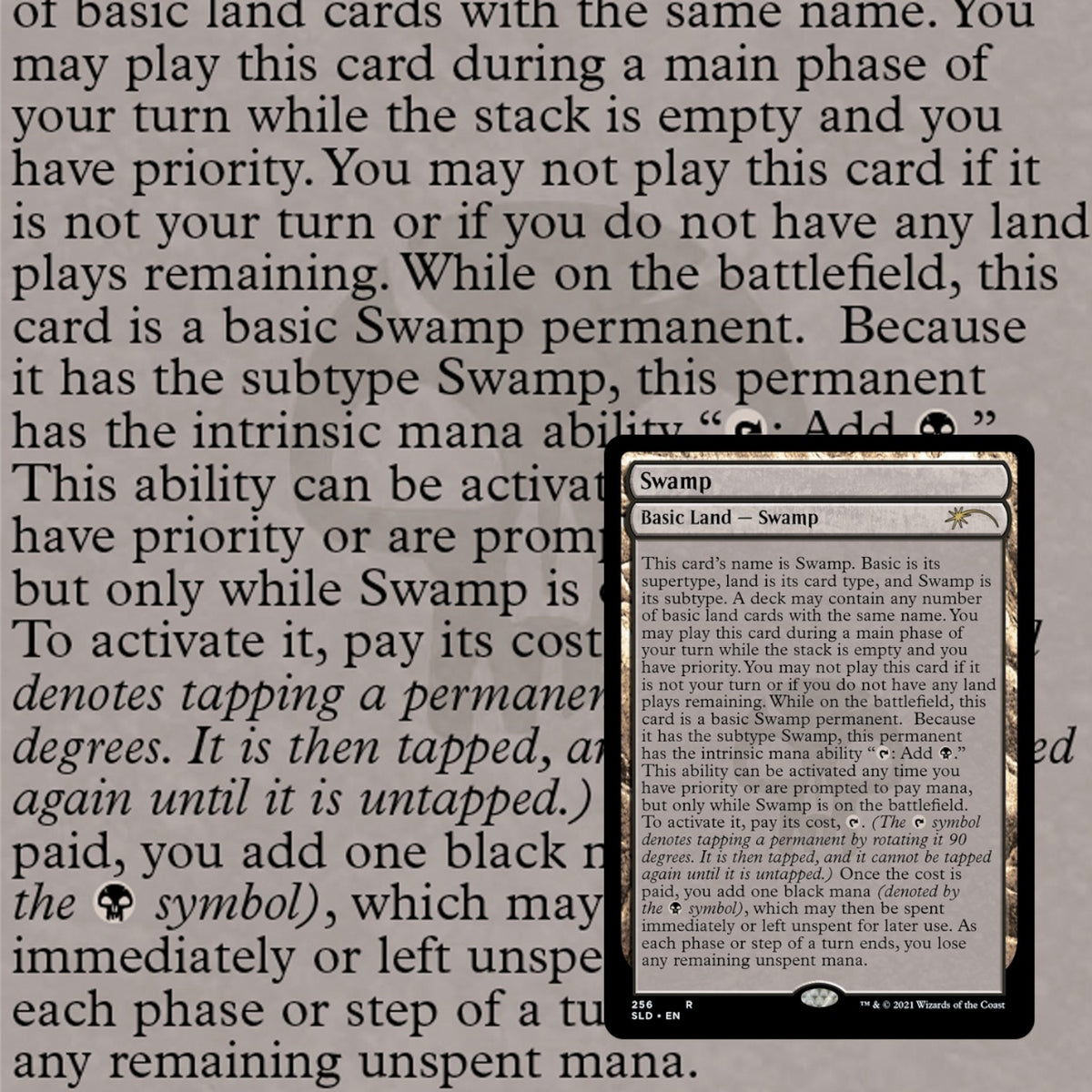 Magic: The Gathering TCG: Secret Lair The Full-Text Lands Card Game Wizards of the Coast