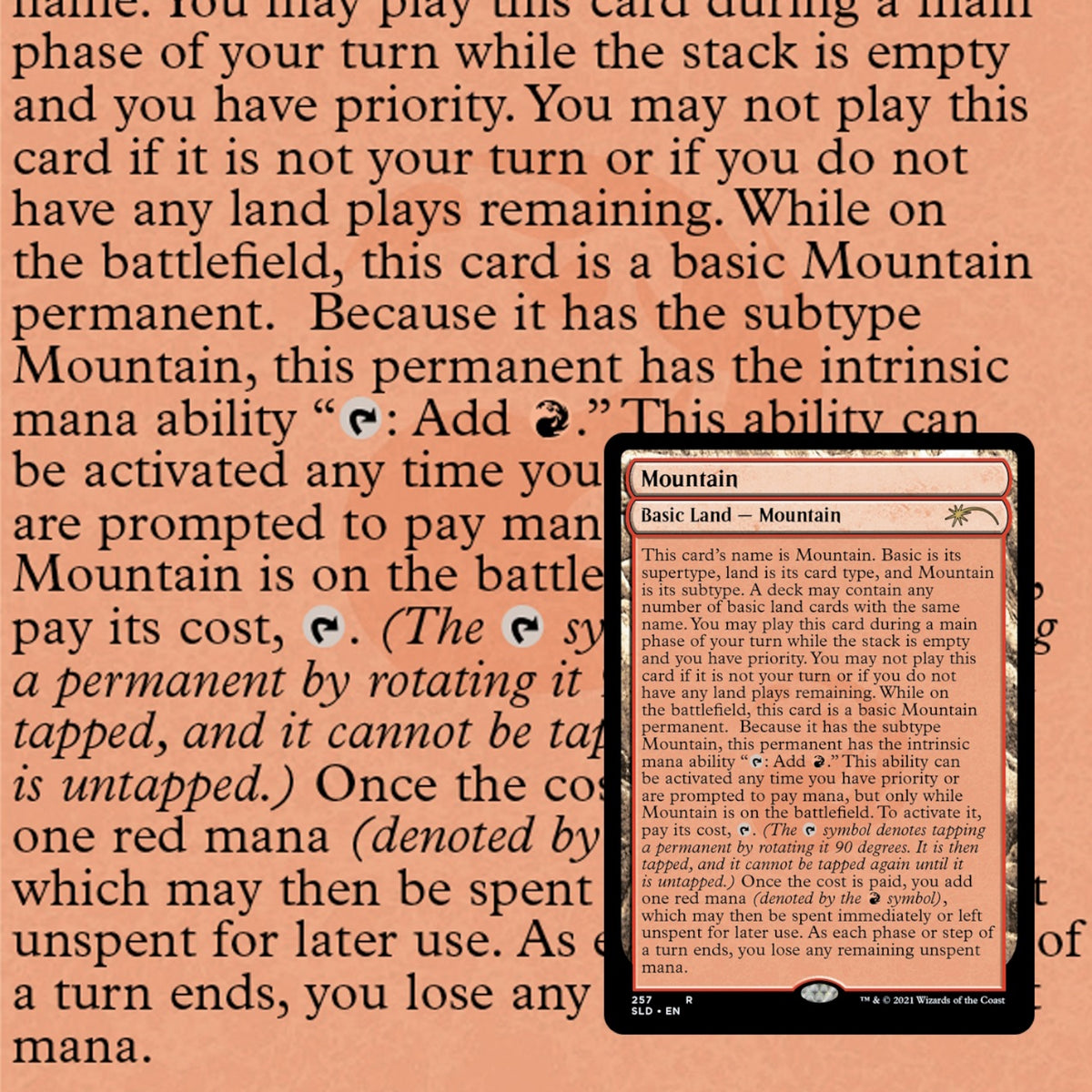Magic: The Gathering TCG: Secret Lair The Full-Text Lands Card Game Wizards of the Coast